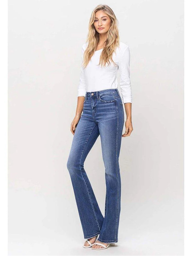 Flying Monkey High Rise Bootcut Jeans Size 29 Stretch Denim